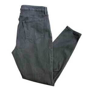 Old Navy Size‎ 16 Wow Super Skinny High Rise Black Stretch Denim Womens Jean
